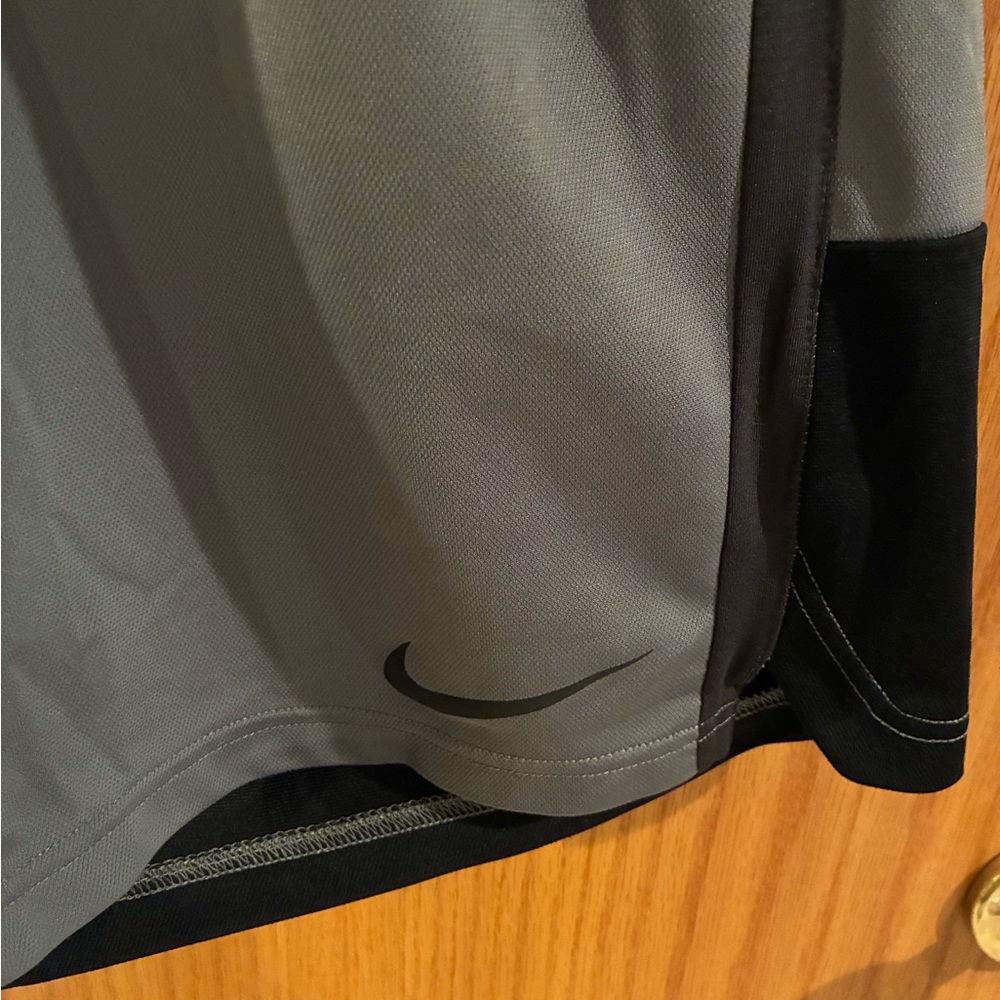 Nike Kids Gray and Black Shorts - Picture 2 of 4